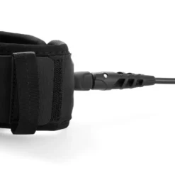 FCS Leash Big Wave Essential Leash Black (co) -FCS BLACK LEASH REG STRAP 1200x 9 jpg