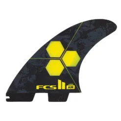 FCS Finnen II AM PC Large Yellow Tri Retail Fins 2023