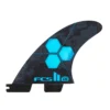 FCS Finnen FCS II AM PC X-Cyan Tri Retail Fins - 2023 -FCS FCSII AM XSMALL CYAN TRI 9 jpg