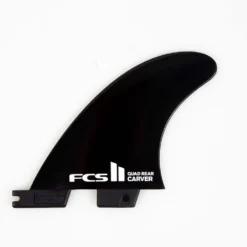 FCS Finnen FCS II Carver Black Quad Rear Retail Fins - 2023