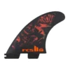 FCS Finnen FCS II FT PC Black/Red Tri Retail Fins - 2023 -FCS FCSII FT 2021 BLKRED TRI 14 jpg