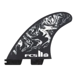 FCS Finnen FCS II FT PC Black/White Tri Retail Fins - 2023