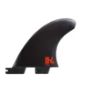 FCS Finnen FCS II H4 Smoke Quad Rear Retail Fins - 2023 -FCS FCSII H4 QUAD REAR OUTSIDE FACE 9 jpg