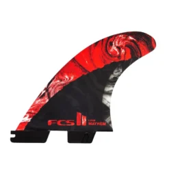FCS Finnen FCS 2 MB PC Carbon Red Tri Retail Fins - 2023