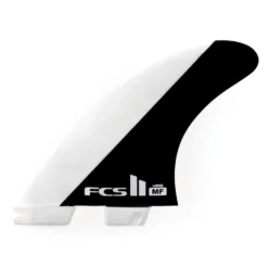 FCS Finnen II MF PC Black/White Large Tri Retail Fins 2023