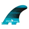 FCS Finnen II Performer Neo Glass Medium Teal Gradient Quad Fins (co) -FCS FCSII PERFORMER NEOGLASS TRI 63 jpg