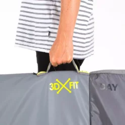 FCS Bag Day Long Board 96" Cool Grey (co) -FCS FCS Longboard GREY Handle In Use 24 jpg