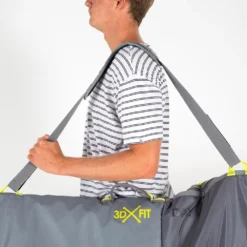 FCS Bag Day Long Board 96" Cool Grey (co) -FCS FCS Longboard GREY Strap In Use 24 jpg