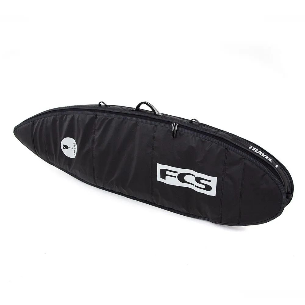 FCS Boardbag Travel 1 Fun Board 0" Black/Grey 2023 3 FCS Boardbag Travel 1 Fun Board 0" Black/Grey 2023