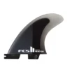 FCS Finnen II Reactor PC Medium Charcoal/Black Quad Rear Retail Fins 2023 -FCS M030850 10 jpg