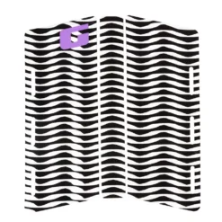 FCS Traction Pad Warp Mid Deck White - (co)