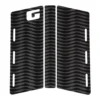 FCS Traction Pad Warp Mid Deck Charcoal - (co) -FCS M057648 3 jpg
