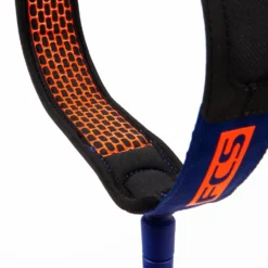 FCS Leash Comp Essential Leash Blood Orange/Navy (co) -FCS ORANGE CUFF MACRO WEB2 6 jpg