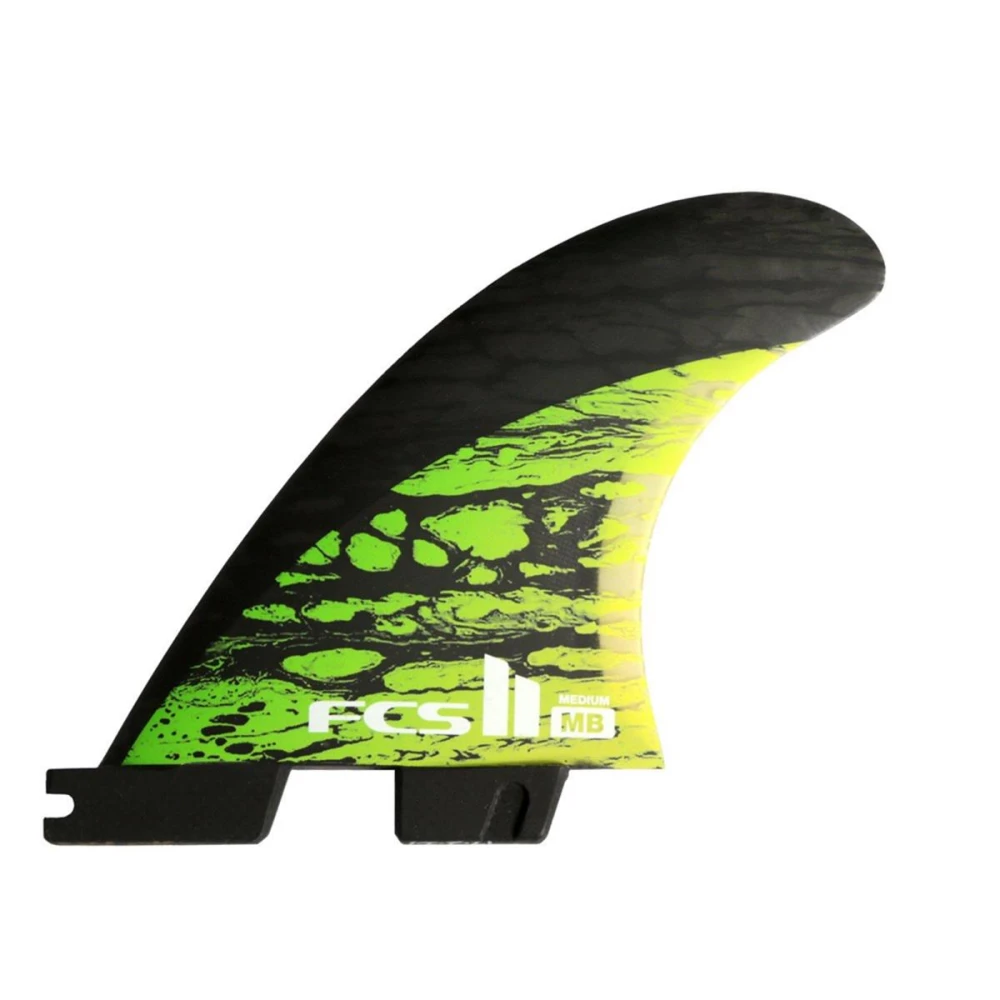 FCS 2 Shaper Series MB PC Carbon Tri Retail Fin Green Set (M) 3 FCS 2 Shaper Series MB PC Carbon Tri Retail Fin Green Set (M)