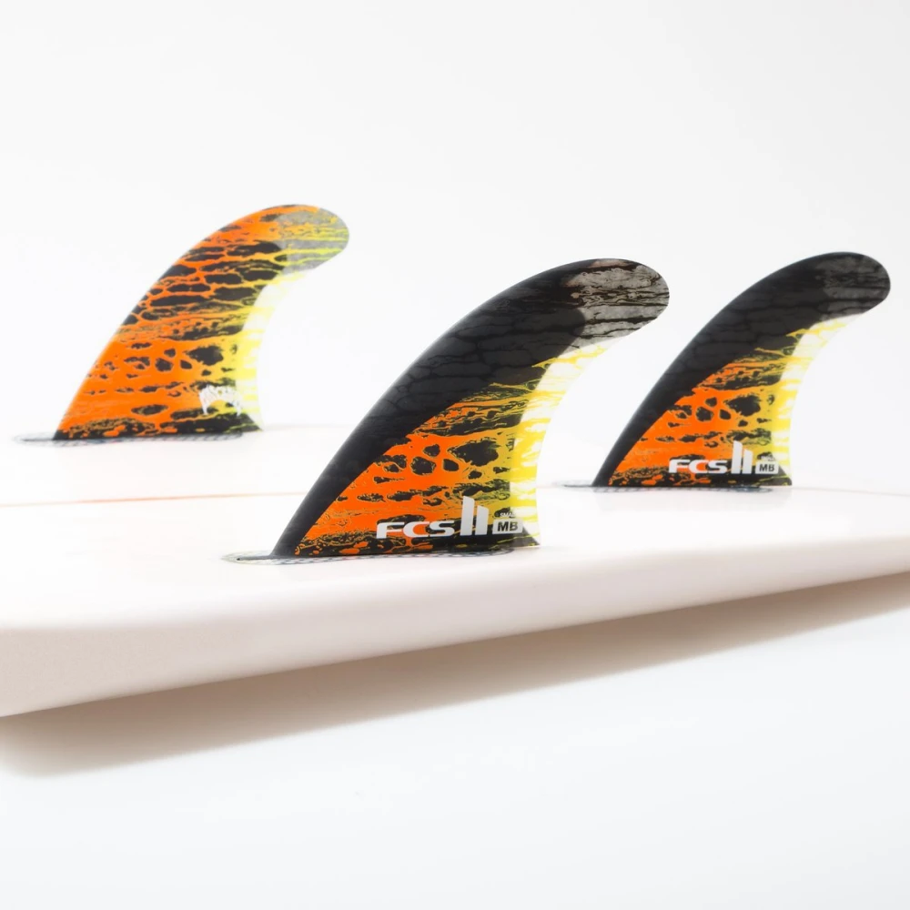 FCS 2 Shaper Series MB PC Carbon Tri Retail Fin Orange Set (S) 4 FCS 2 Shaper Series MB PC Carbon Tri Retail Fin Orange Set (S) – Bild 2