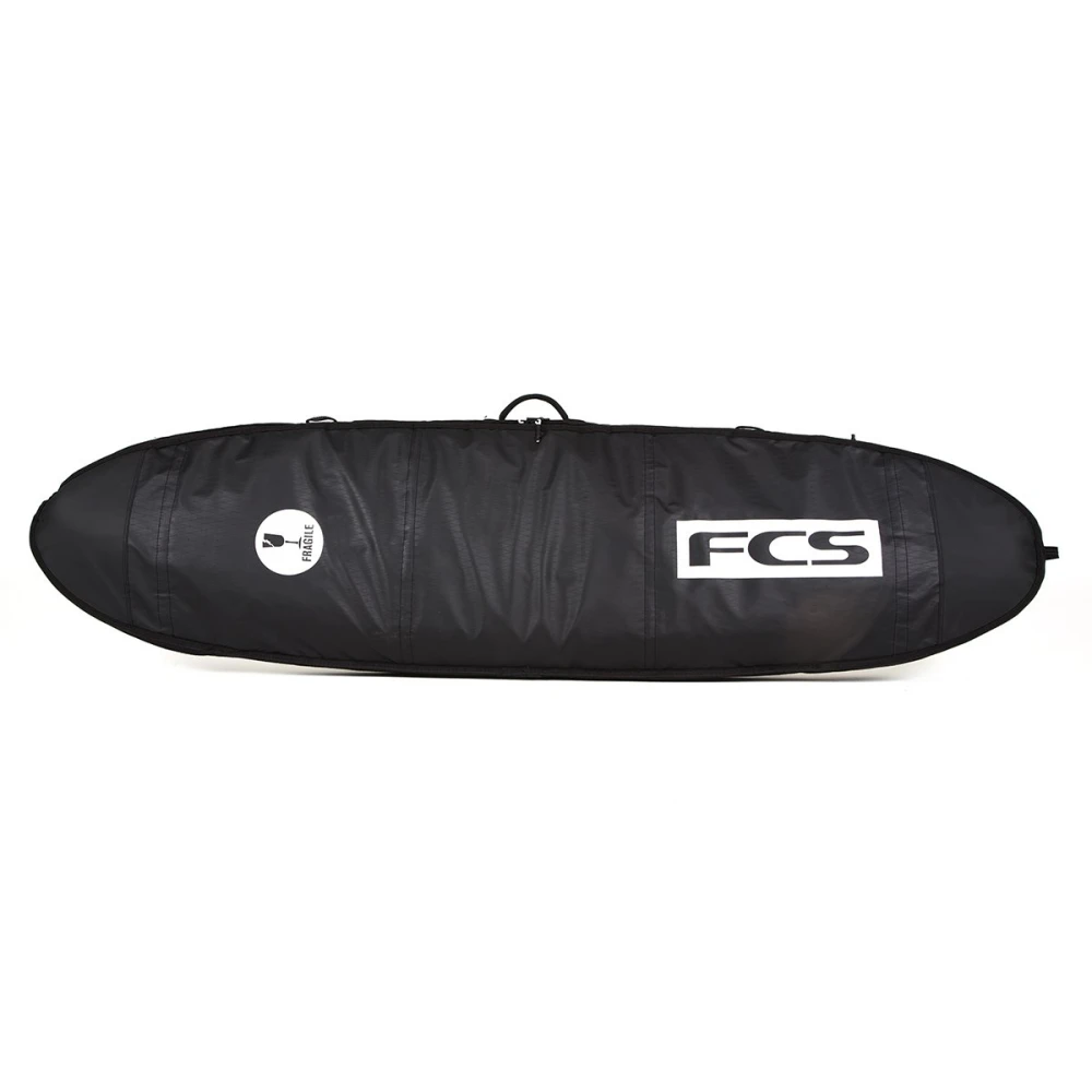 FCS Boardbag Travel 1 Longboard All Purpose Black/Grey Surfboard Cover 3 FCS Boardbag Travel 1 Longboard All Purpose Black/Grey Surfboard Cover