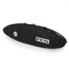 FCS Boardbag Travel 2 Funboard Black/Grey Surfboard Cover -FCS fcs boardbag travel 2 funboard black grey surfboard cover