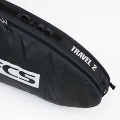 FCS Boardbag Travel 2 Wheelie Long Board 9'2" Black/Grey -FCS fcs boardbag travel 2 wheelie long board 92 black grey3
