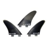 FCS H-2 Glass Flex Tri Fin Set Black (M) 1 FCS H-2 Glass Flex Tri Fin Set Black (M) -FCS fcs h 2 glass flex tri fin set black m